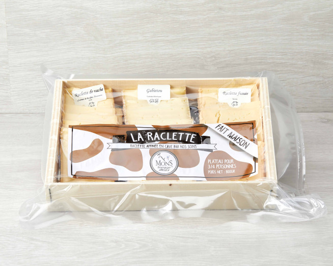 PLATEAU RACLETTE "Les Classiques" 800gr | Mons Fromager