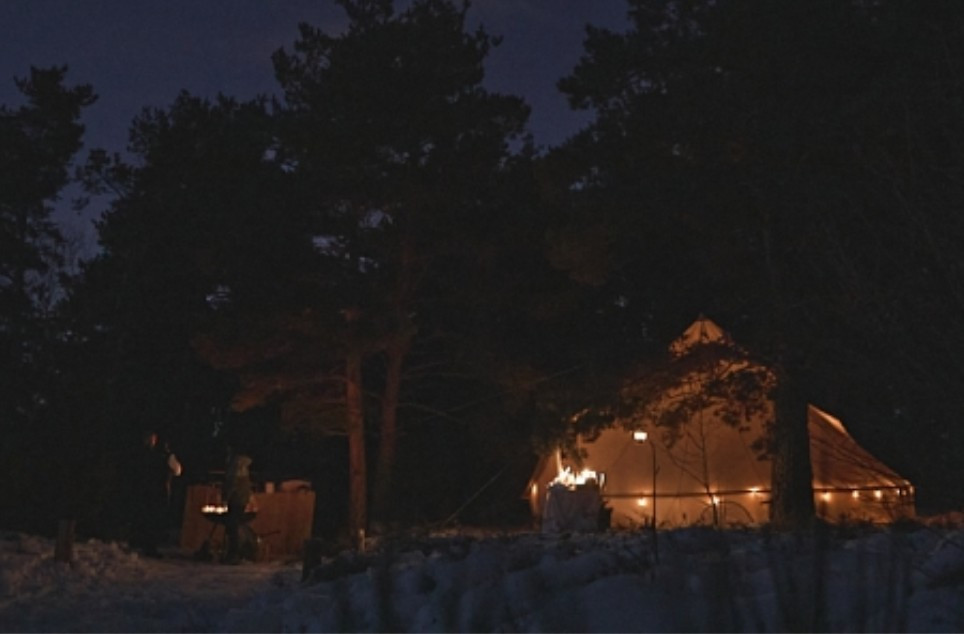 Raclette evening over a wood fire