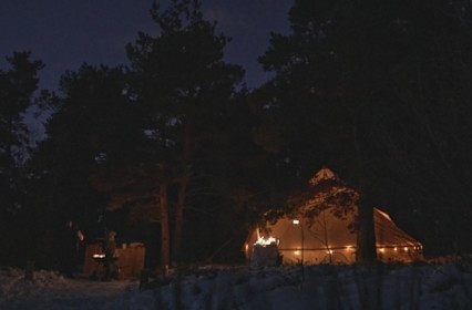 Raclette evening over a wood fire